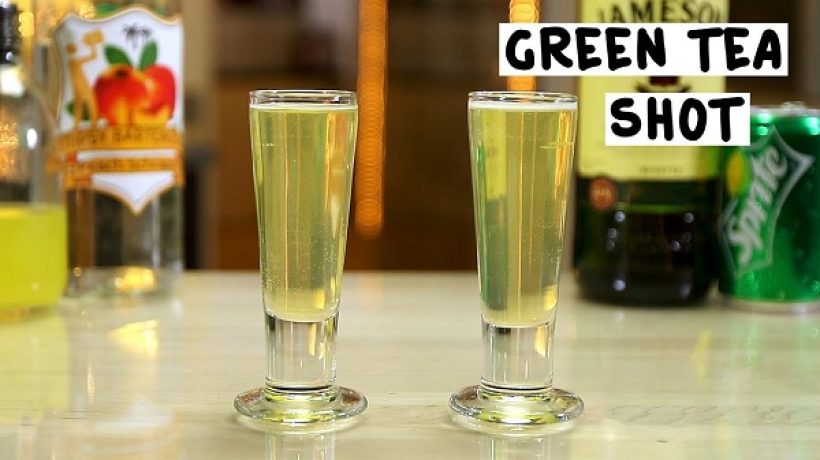 Healthy green tea shot recipe