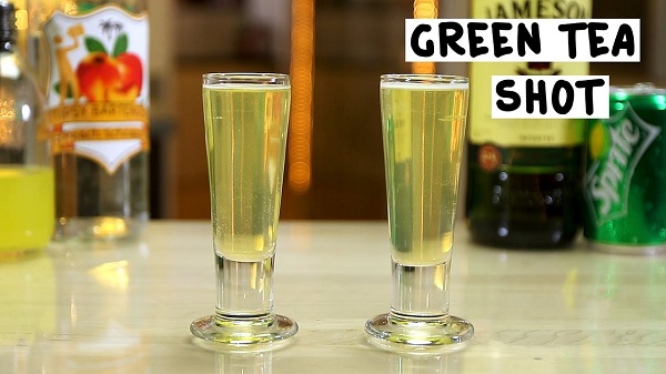 green tea shot recipe