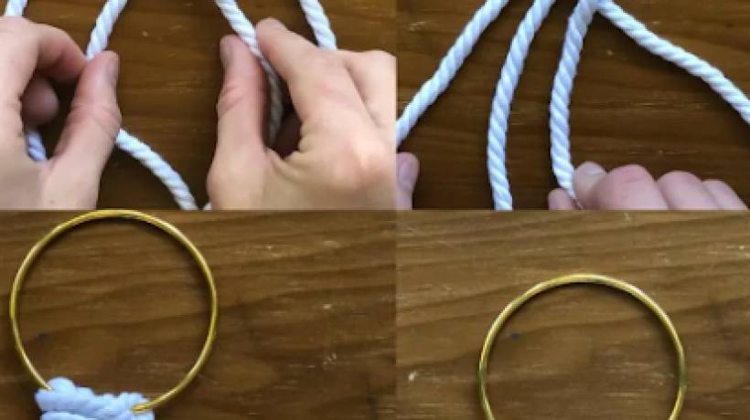 How beginners can try macrame