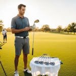 Set of golf irons displayed for budget buyers