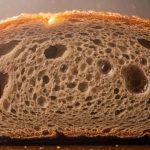 Dense gummy bread crumb caused by high humidity in Houston TX kitchen