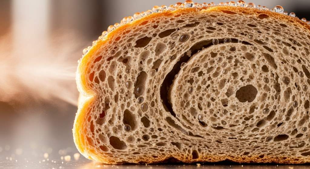 Sticky over-hydrated bread dough spreading on baking pan in humid Houston climate