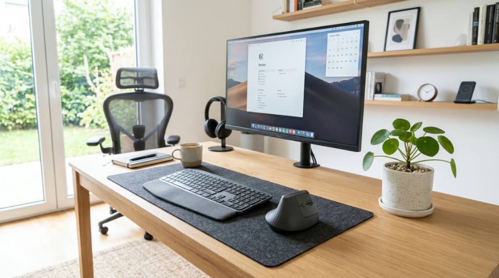 Person resting hand correctly on an affordable ergonomic mouse.